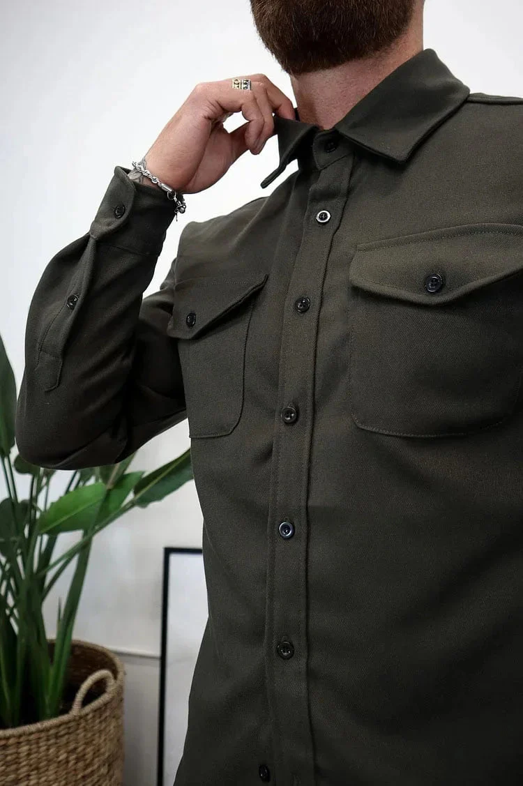 EliteThread™ Shirt Jacket — Wear Confidence That Commands Every Room - Image 8