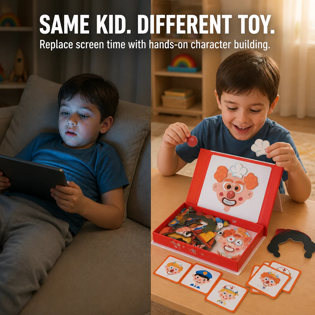 EmotionCraft™ — Build Endless Magnetic Characters That Hold Kids Off Screens - Image 2
