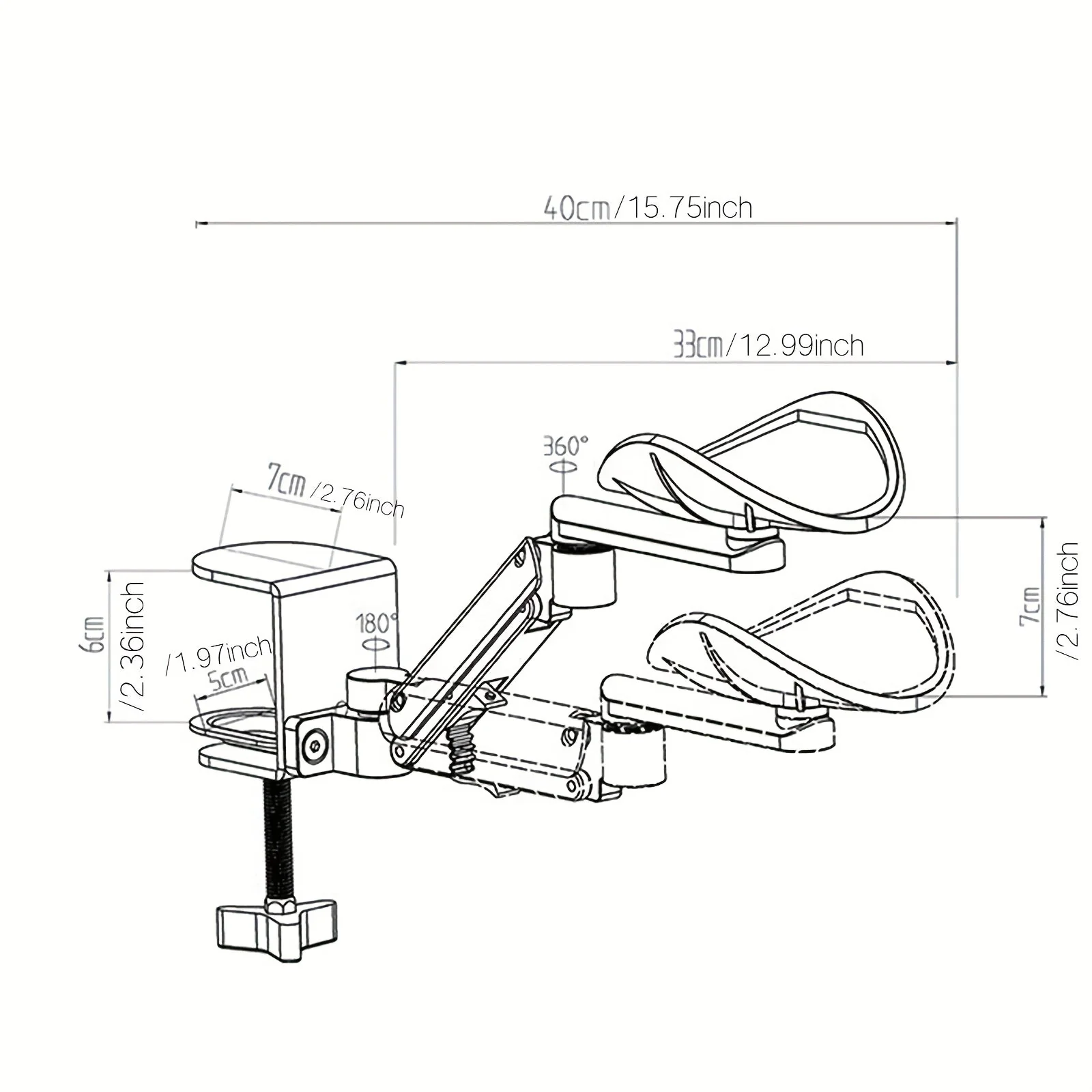 Ergonomic Desk Arm Support - Image 3