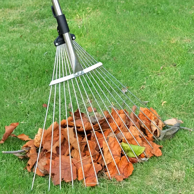 Ergonomic Garden Rake for Back-Friendly Gardening - Image 2
