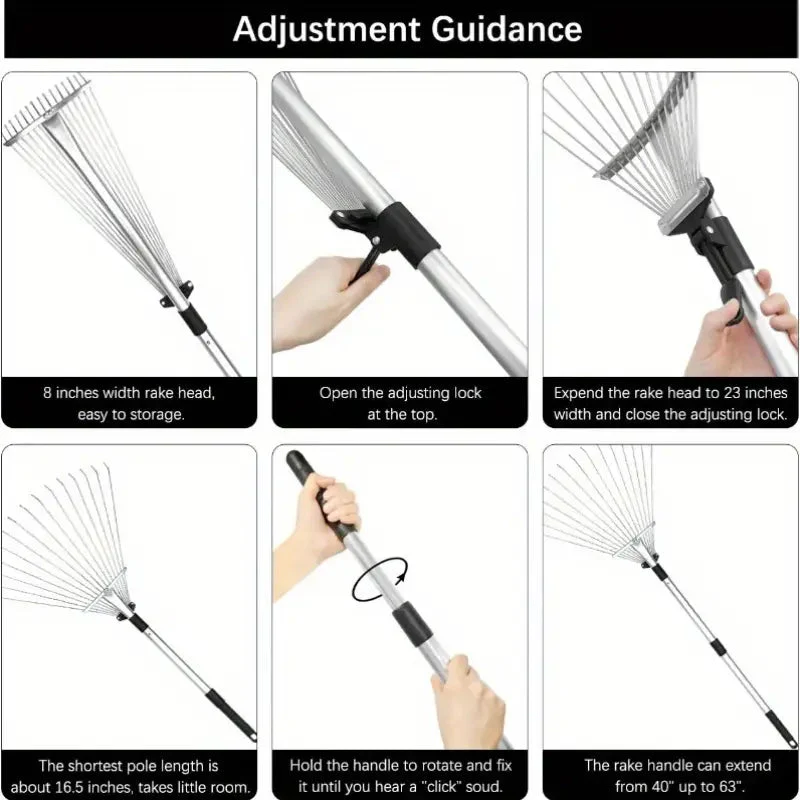 Ergonomic Garden Rake for Back-Friendly Gardening - Image 8