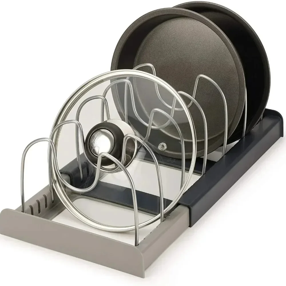 Expandable Pot Lid Holder and Pan Organizer