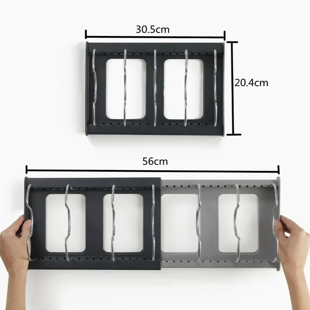 Expandable Pot Lid Holder and Pan Organizer - Image 3