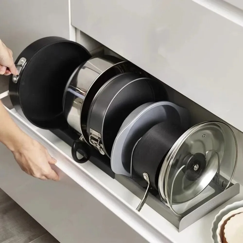 Expandable Pot Lid Holder and Pan Organizer - Image 5