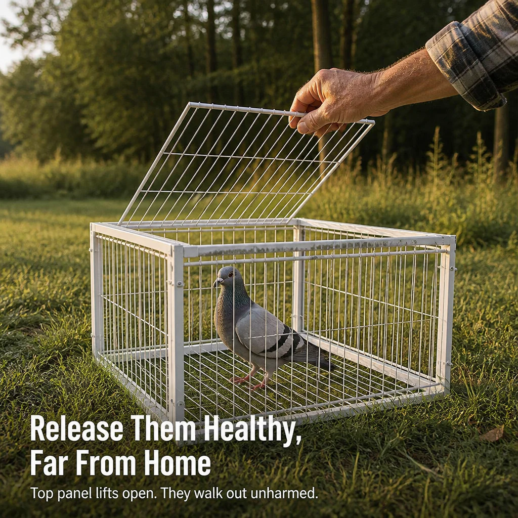 FeatherGuard™ — Catch Garden-Wrecking Pigeons Humanely Without Spikes or Poison - Image 4