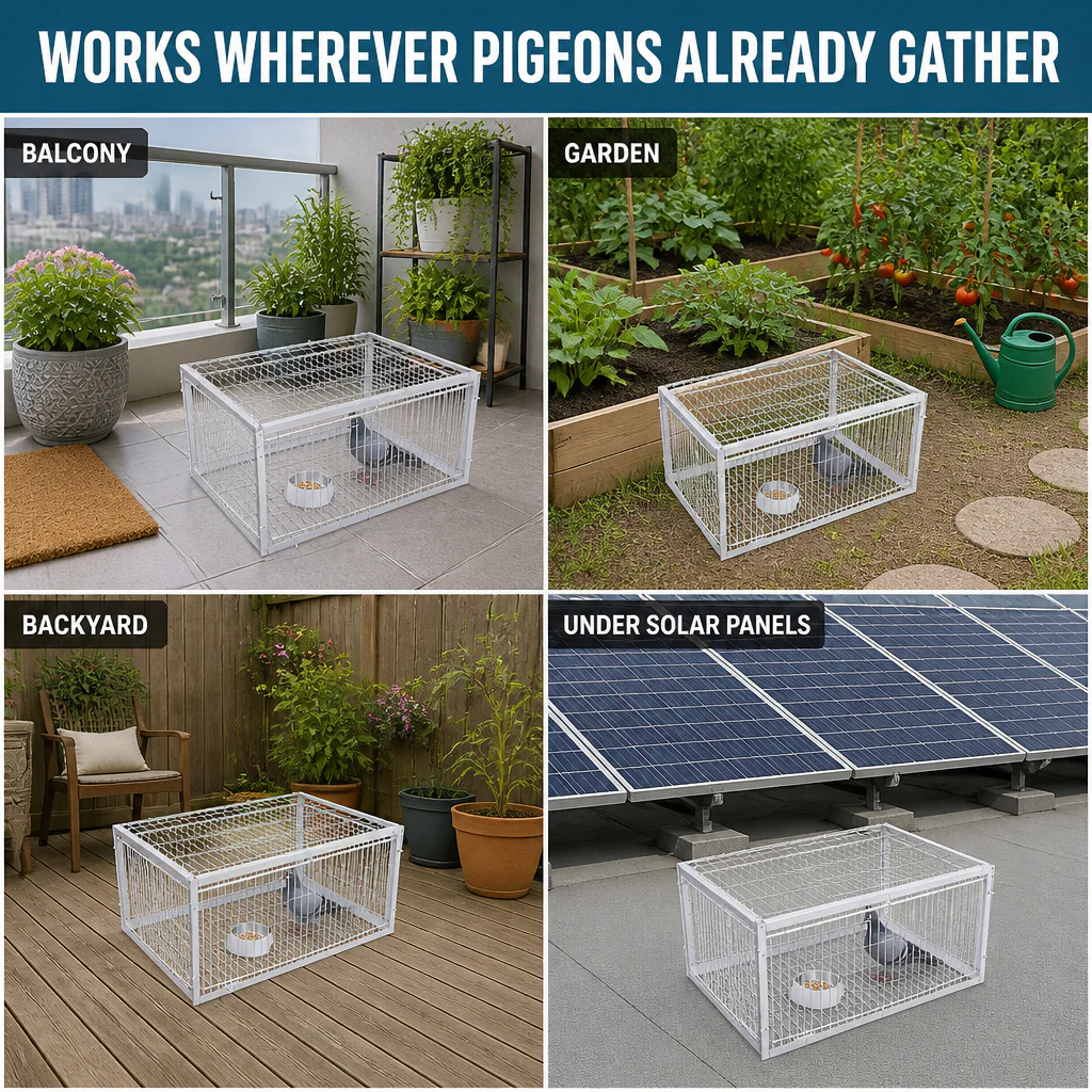 FeatherGuard™ — Catch Garden-Wrecking Pigeons Humanely Without Spikes or Poison - Image 7