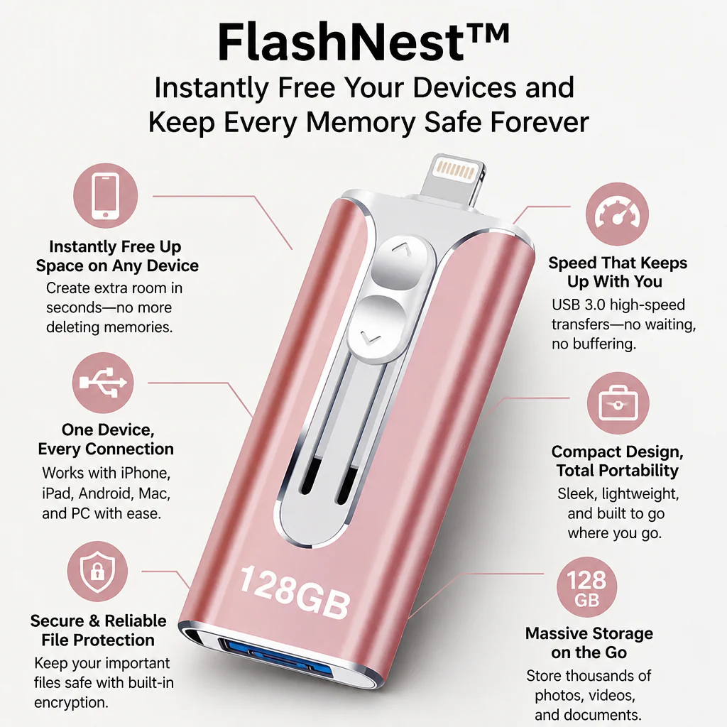 FlashNest™ — Instantly Free Your Devices and Keep Every Memory Safe Forever - Image 8