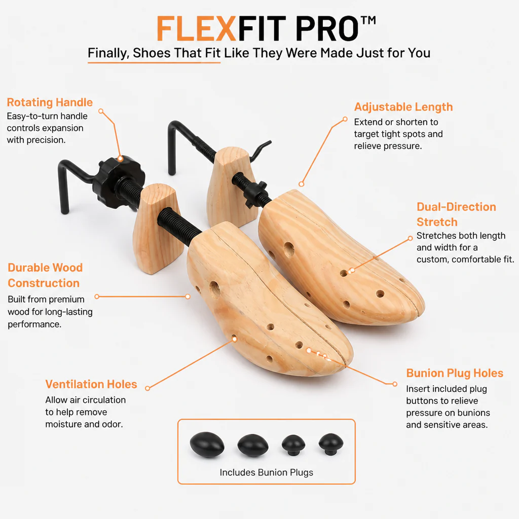 FlexFit Pro™ — Finally, Shoes That Fit Like They Were Made Just for You - Image 3