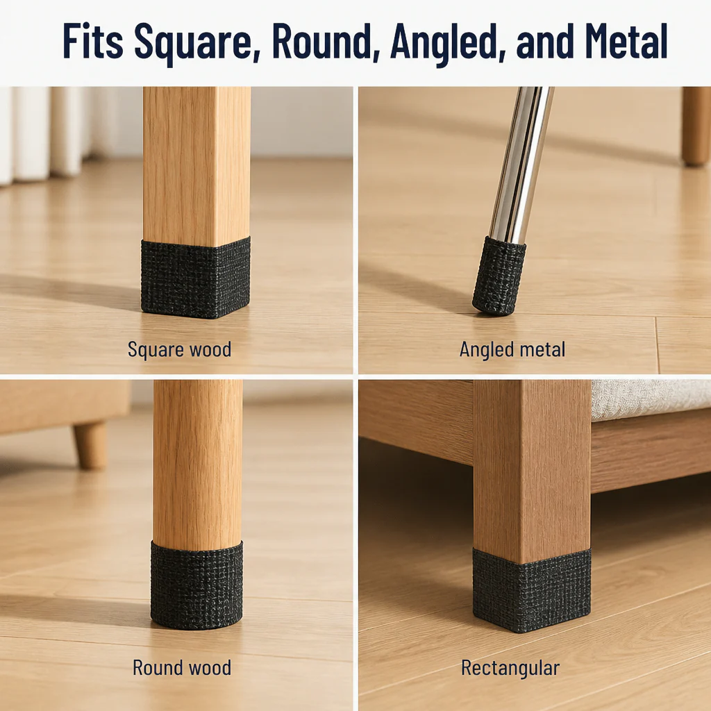 FlexGuard™ — Silence Screeching Chair Legs and Stop Floor Scratches in 60 Seconds | Cut-to-Fit Wrap - Image 5