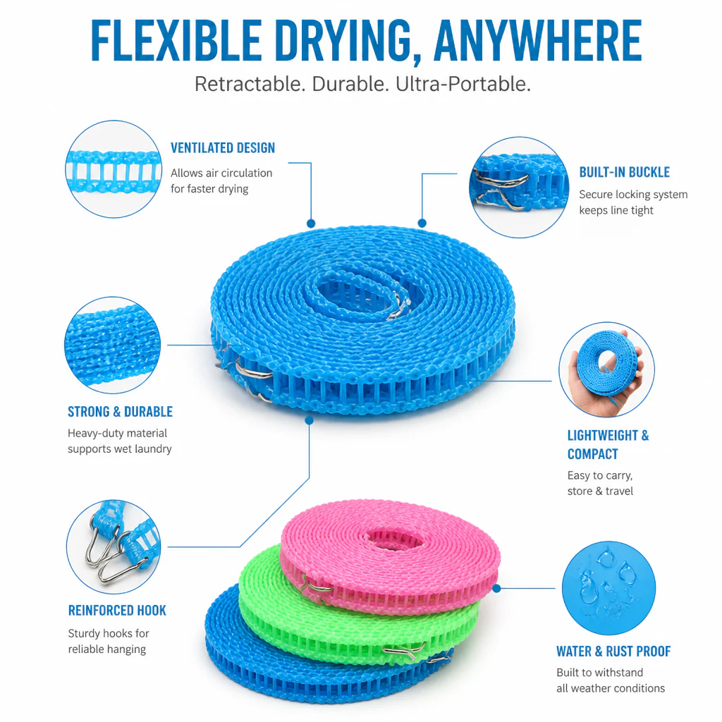FlexiDry™ — Effortless Laundry Freedom That Saves Space and Time - Image 2