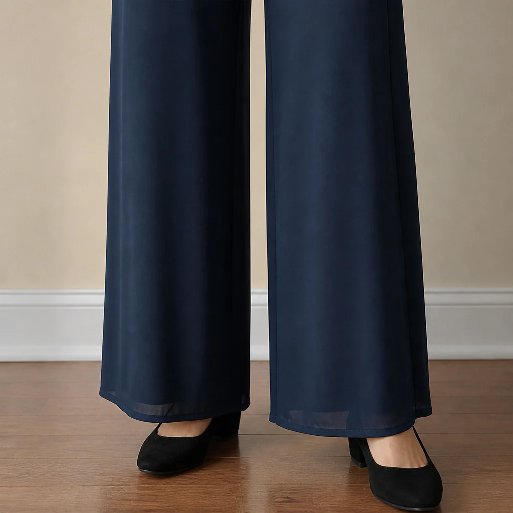 Flexiva™ – Relaxed Two-Piece Set with Soft-Drape Wide-Leg Pants - Image 7