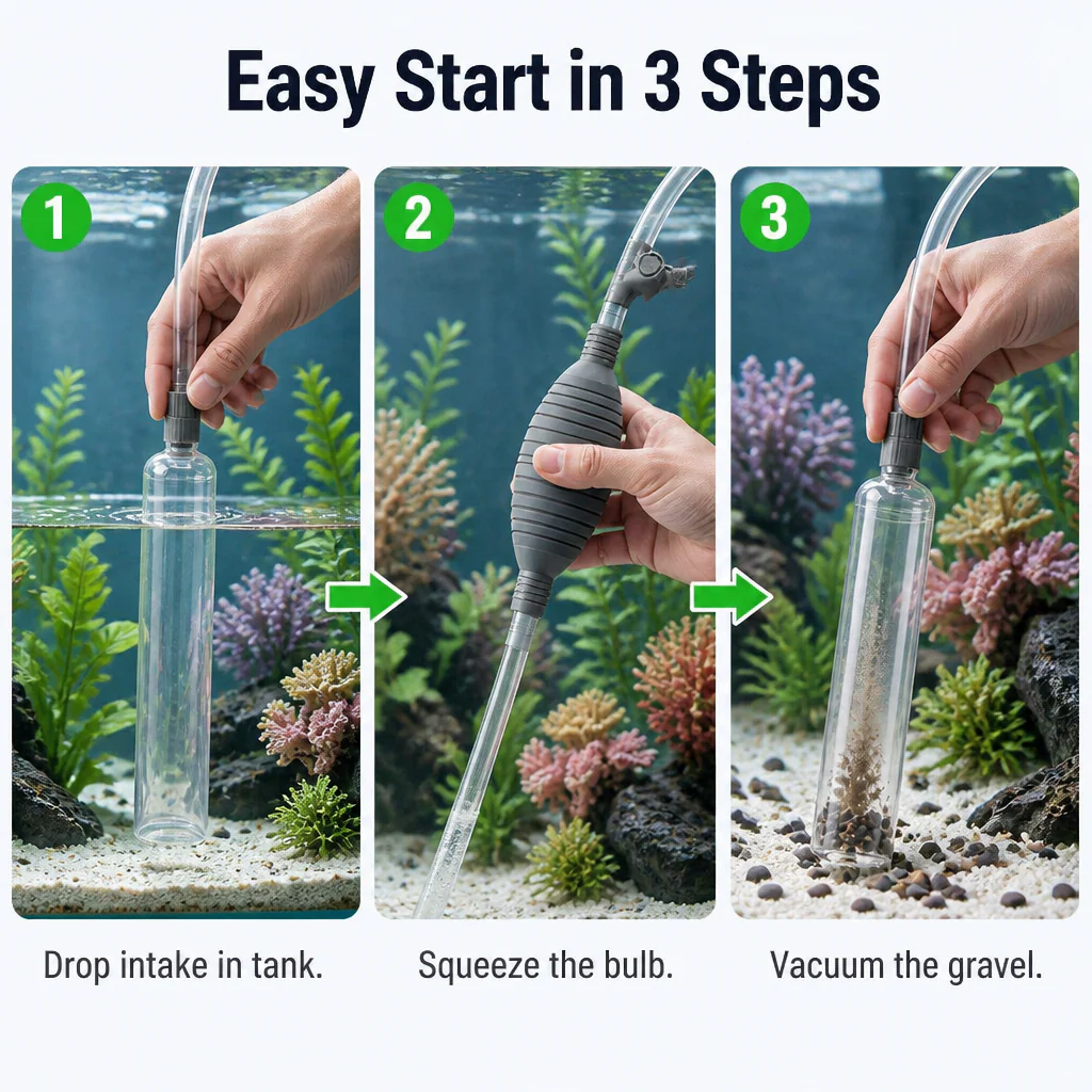 Flexora™ — Vacuum Your Tank in 5 Minutes Without Bending or Mouth-Priming - Image 5
