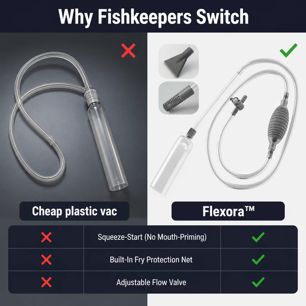 Flexora™ — Vacuum Your Tank in 5 Minutes Without Bending or Mouth-Priming - Image 6