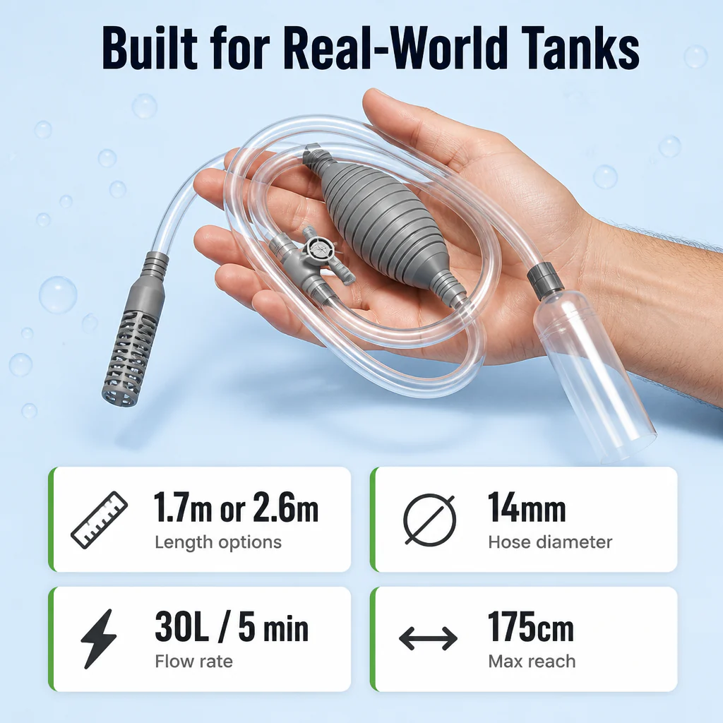 Flexora™ — Vacuum Your Tank in 5 Minutes Without Bending or Mouth-Priming - Image 7