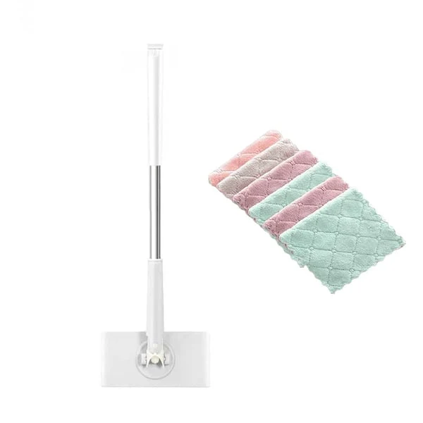 Floor Cleaner | Flat Mop with 360° Rotating Head | Touchless Pad Replacement | MopMate - Image 18