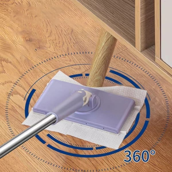 Floor Cleaner | Flat Mop with 360° Rotating Head | Touchless Pad Replacement | MopMate - Image 22