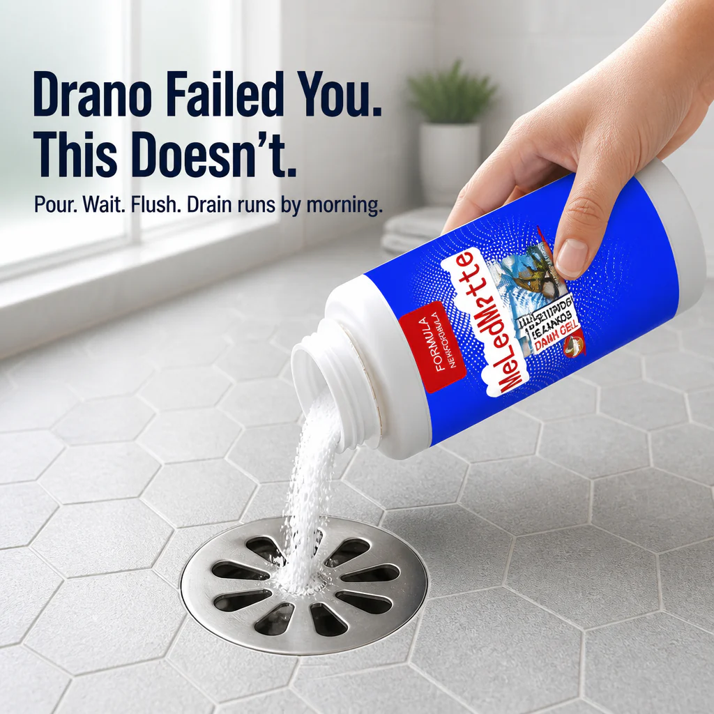 FlowForce™ — Crush Hair Clogs Overnight Without Plunging or Calling a Plumber