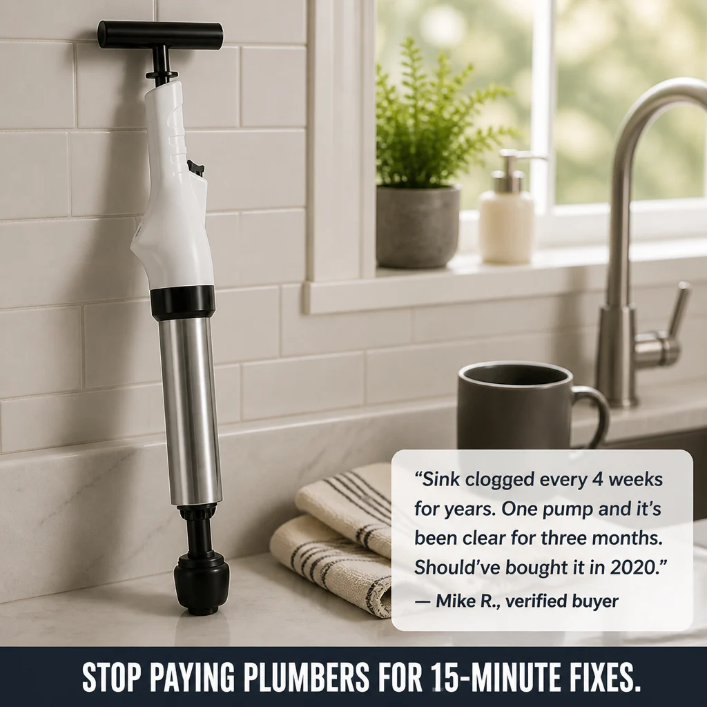 FlowForce™ — Blast Out Stubborn Clogs in Seconds Without a Plumber - Image 8
