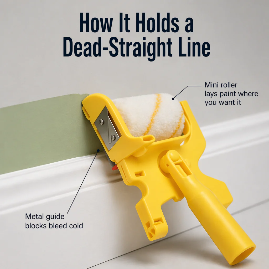 FluxEdge™ Paint Edger — Paint Razor-Sharp Lines Without Tape, Drips, or Touch-Ups - Image 3