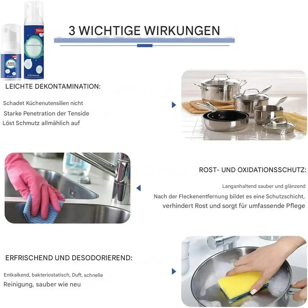 Foam Cleaner For Kitchen | Degreaser | No Scrub Needed | Foamira - Image 6