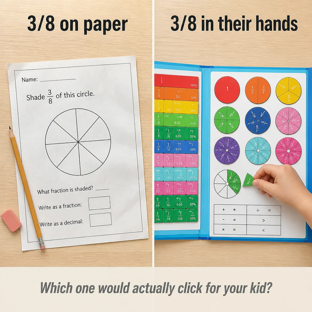 FractionSense™ — Make Fractions Finally Click With Magnetic Pieces Kids Actually Move - Image 7