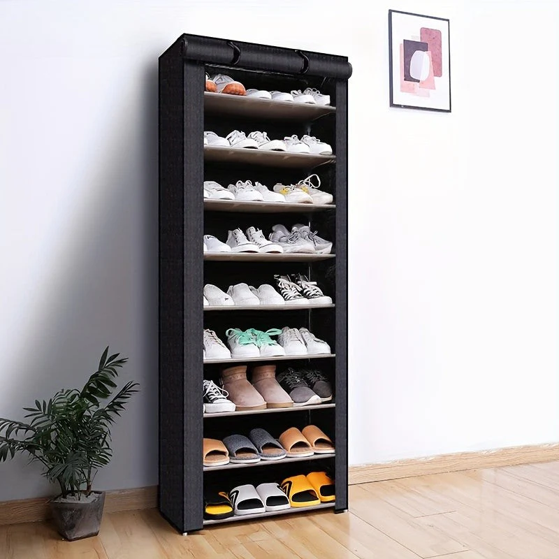 Freestanding Shoe Organizer | Dustproof Cover | No-Tool Assembly | ShoeGuard - Image 10