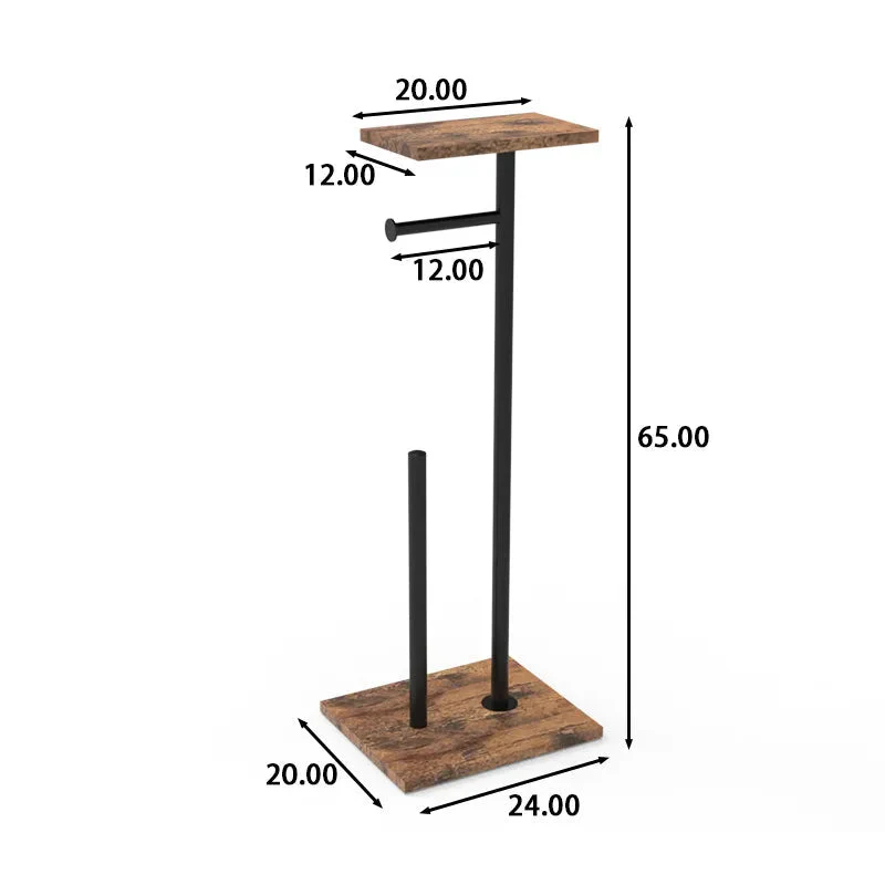 Freestanding Toilet Roll Holder | Tray for Phone and Accessories | Stable Stand | BathBridge - Image 4
