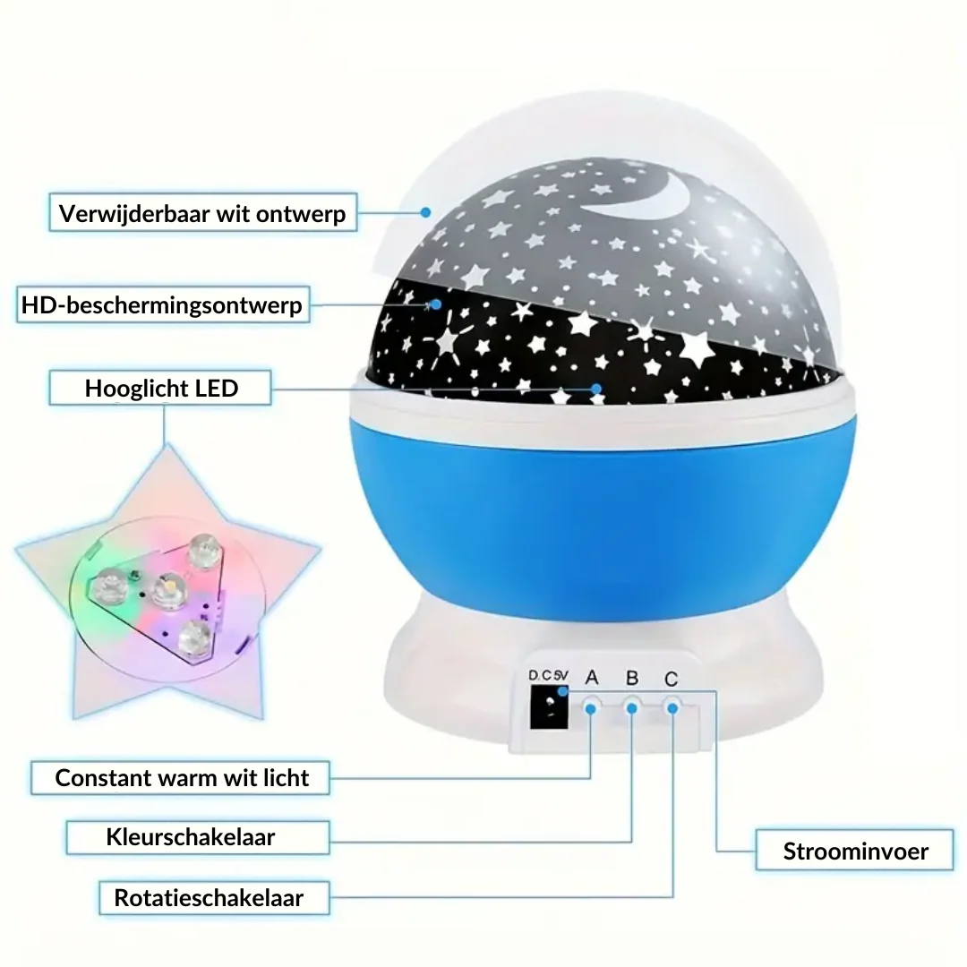 Galaxy Projector Night Light - Image 7