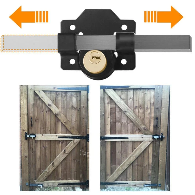 Gate Lock with Key | Rustproof | Spring Bolt | GateSecure - Image 13