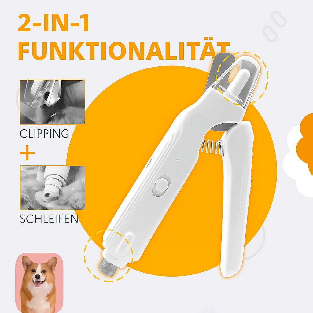 Gentle 2-in-1 Pet Nail Clipper and Grinder - Image 5