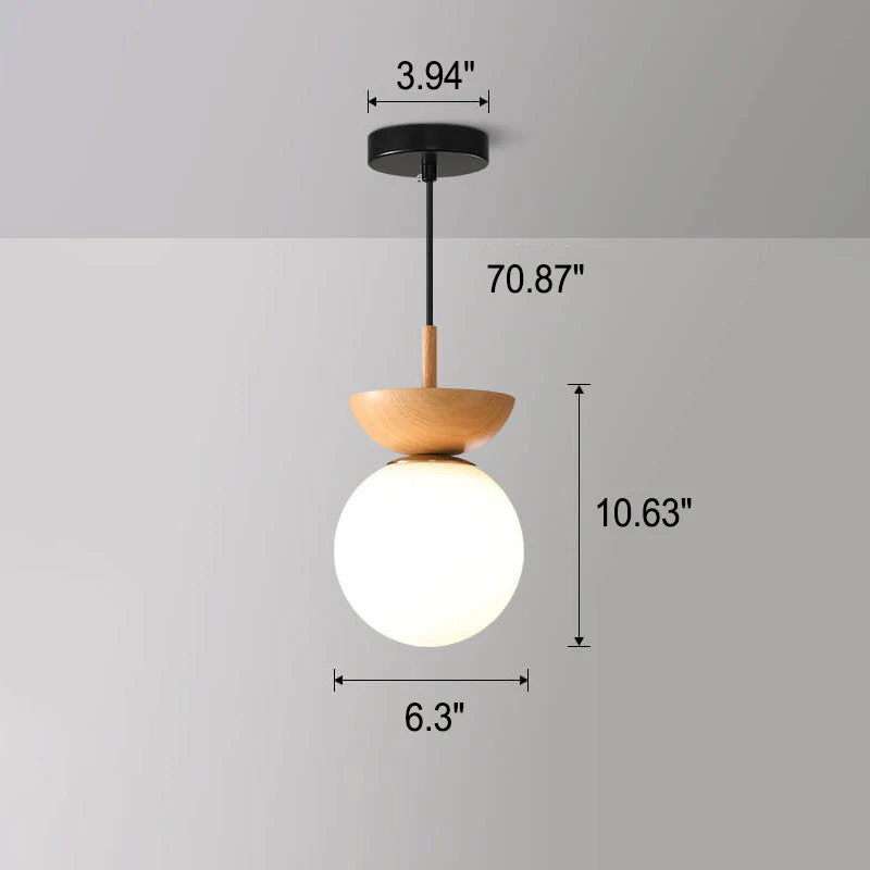 Glass Sphere Ceiling Lamp - Image 8