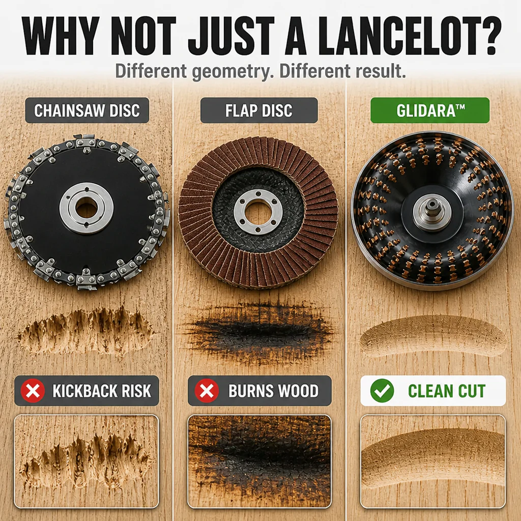 Glidara™ — Shape, Carve & Smooth Hardwood In Minutes With Any 125mm Angle Grinder - Image 6