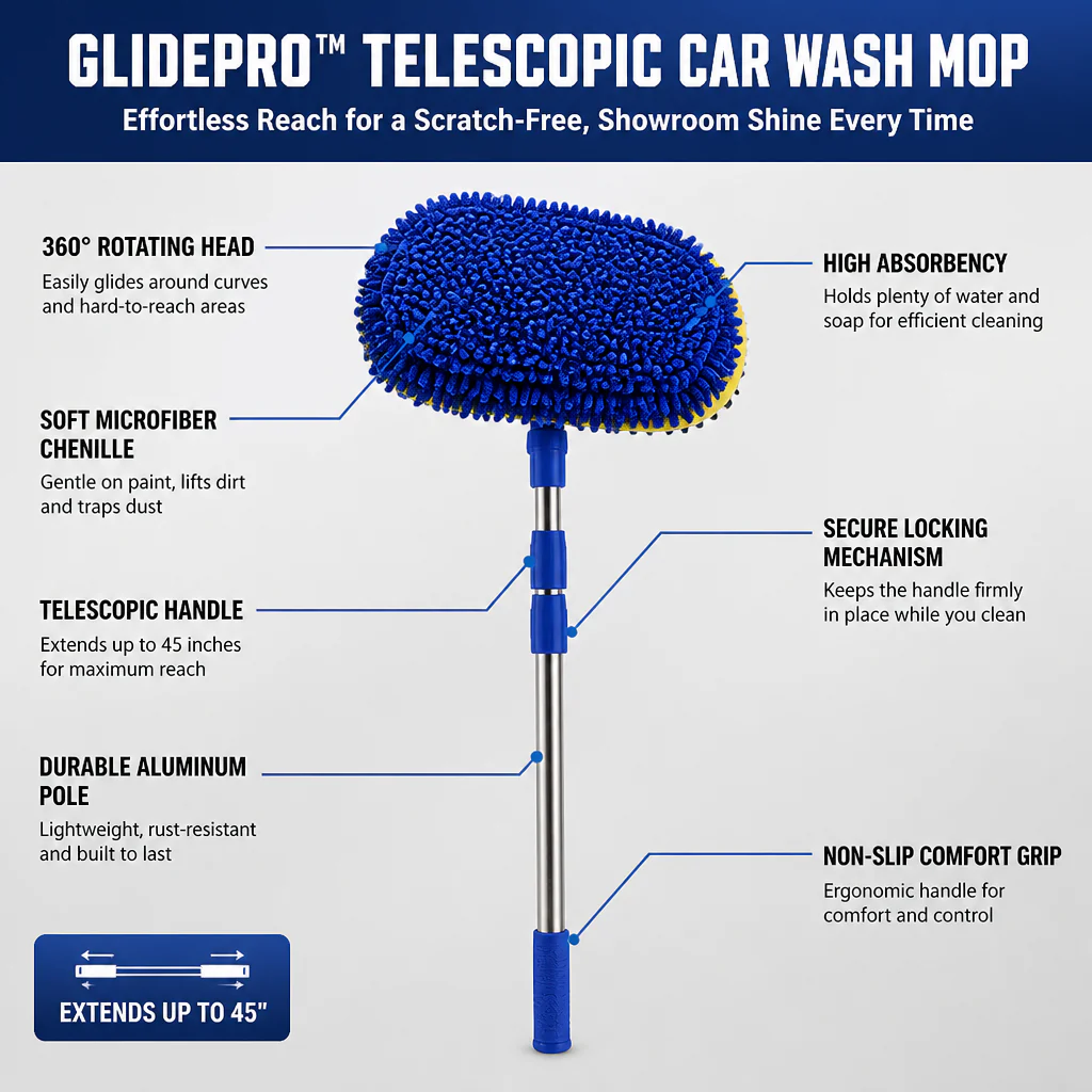 GlidePro™ — Effortless Reach for a Scratch-Free, Showroom Shine Every Time - Image 8
