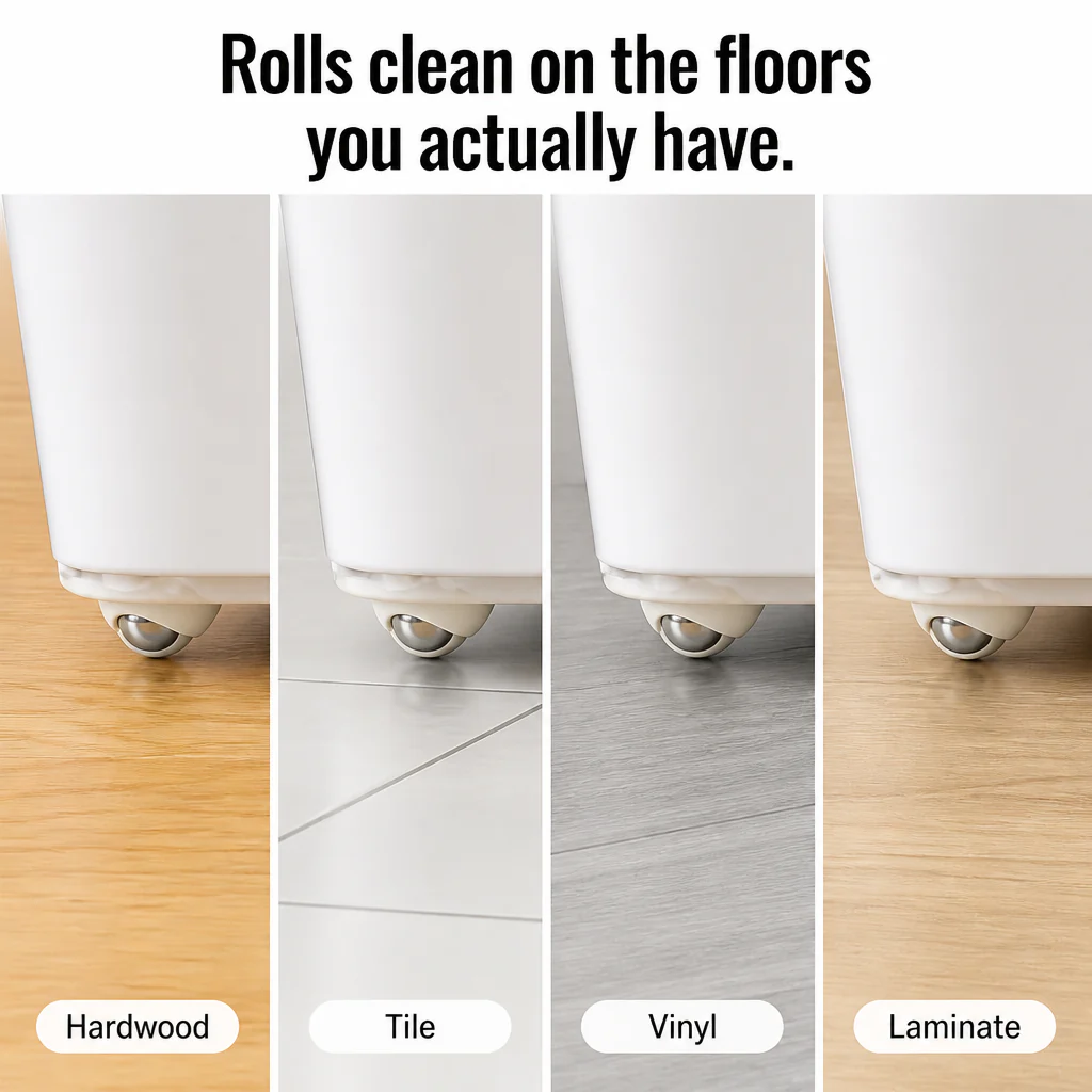 GlideSphere™ — Roll Trash Cans, Litter Boxes & Storage Bins With One Push - Image 6
