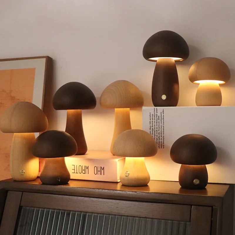 GloedGilde - Elegant Table Lamp in Mushroom Style - Image 2