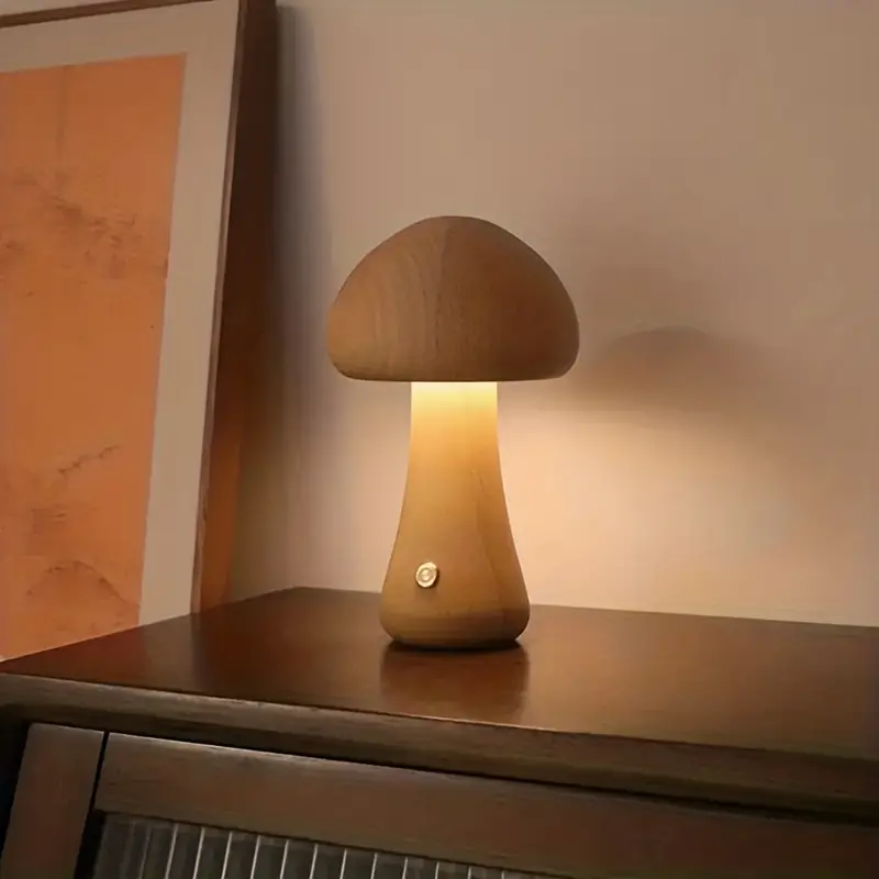 GloedGilde - Elegant Table Lamp in Mushroom Style - Image 5
