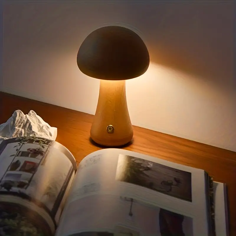 GloedGilde - Elegant Table Lamp in Mushroom Style - Image 7