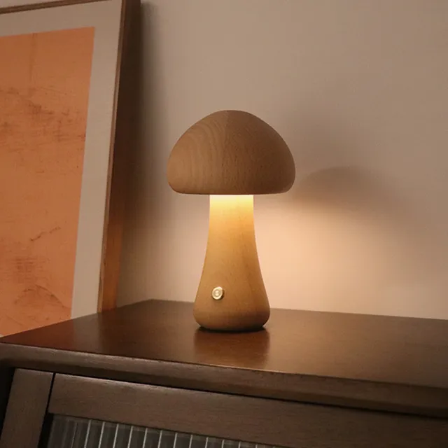 GloedGilde - Elegant Table Lamp in Mushroom Style - Image 9