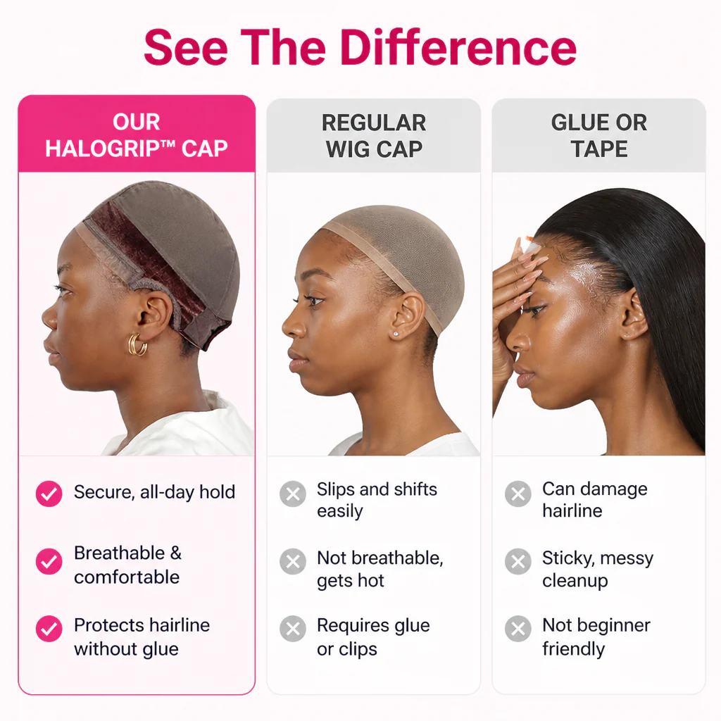 HaloGrip™ Cap — Lock In Confidence with Invisible, All-Day Comfort - Image 5