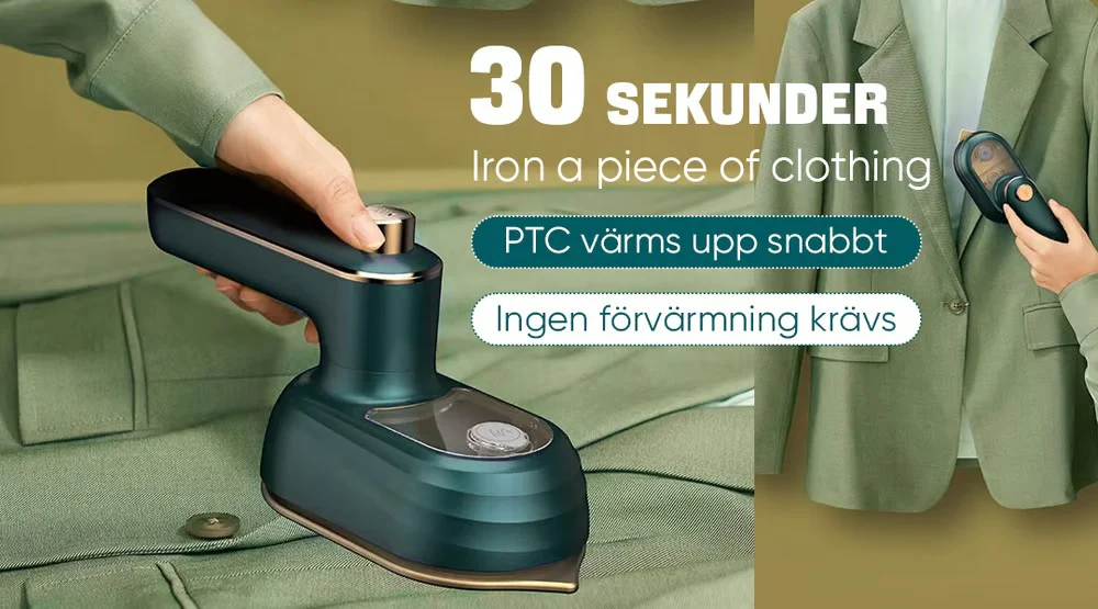 Handheld Portable Garment Steamer and Mini Iron - Image 9