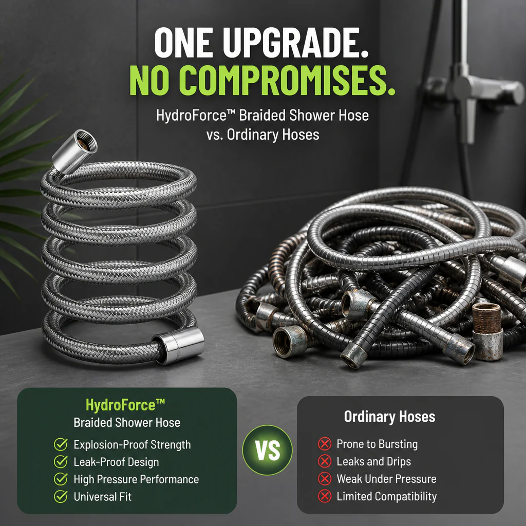 HydroForce™ Braided Shower Hose — Unleash a Leak-Free, Power-Packed Shower You’ll Crave Every Day - Image 5