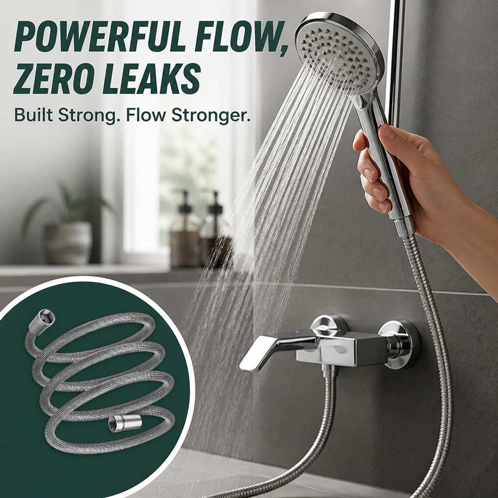 HydroForce™ Braided Shower Hose — Unleash a Leak-Free, Power-Packed Shower You’ll Crave Every Day - Image 6