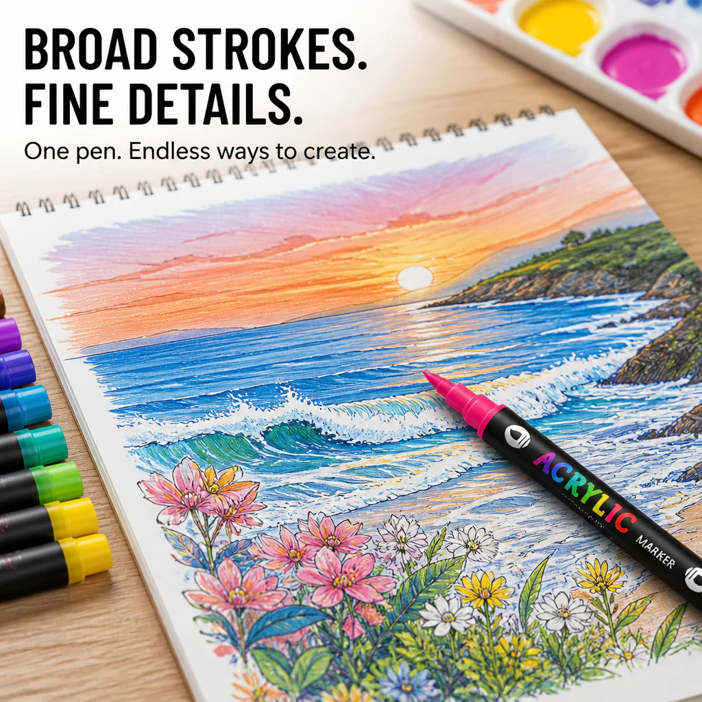 HyperLuxe™ Acrylic Paint Pens — Ignite Your Creativity with Bold, Lasting Colors That Never Fade - Image 4
