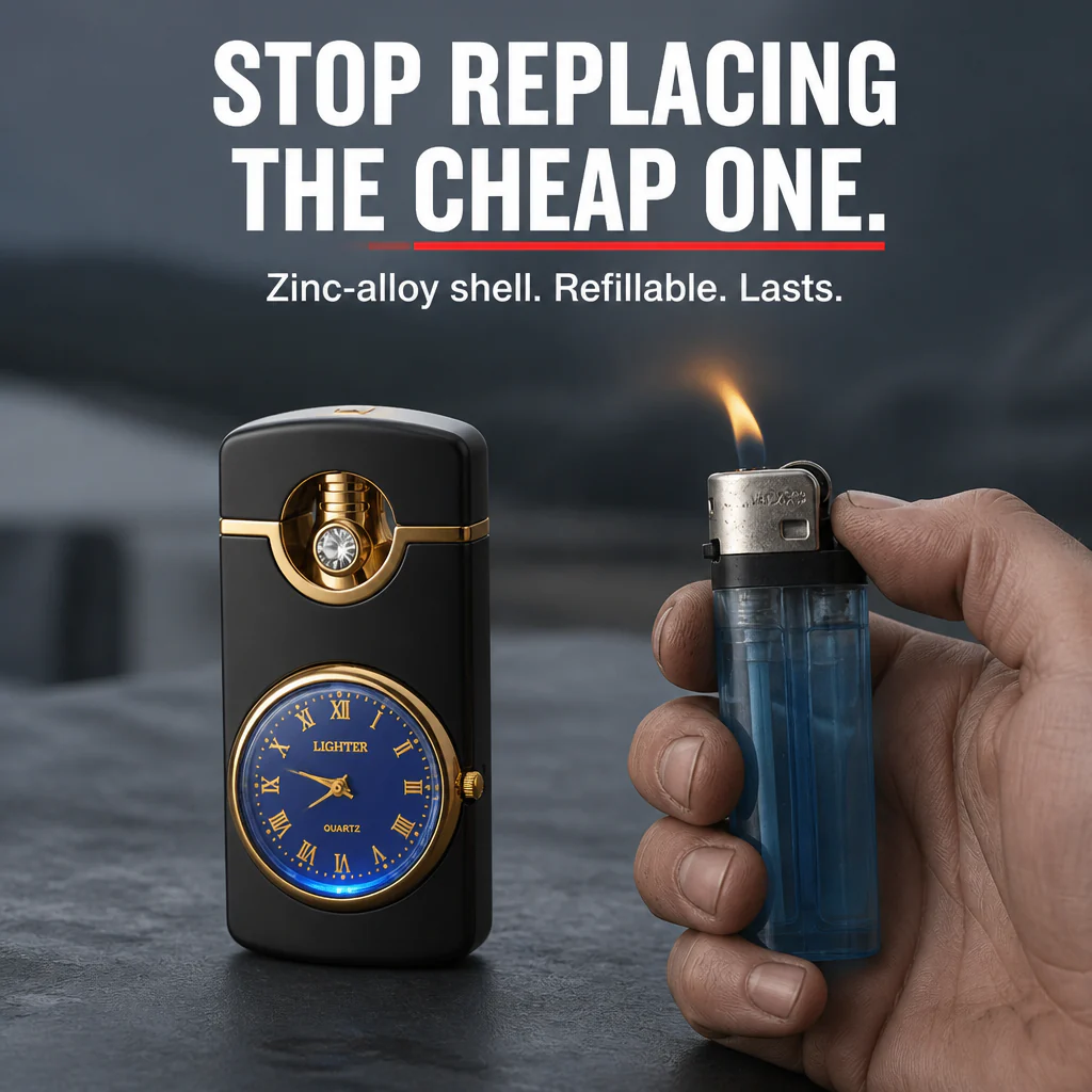 IgniteXcel™ — Spark a Blue Torch Flame and Check the Time in One Hand - Image 2