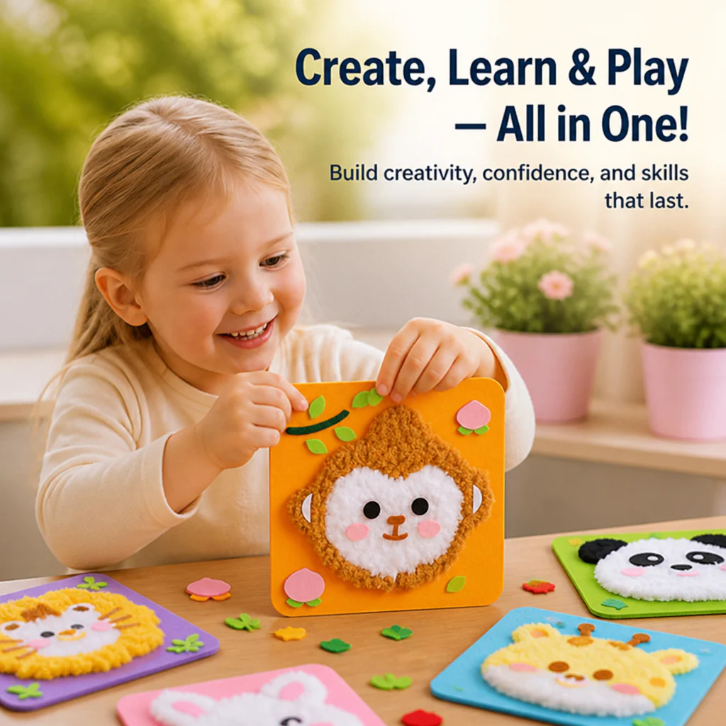 ImagineoCraft™ Stick Puppet Kit — Unlock Your Child’s Creativity and Confidence with Every Handmade Character - Image 3