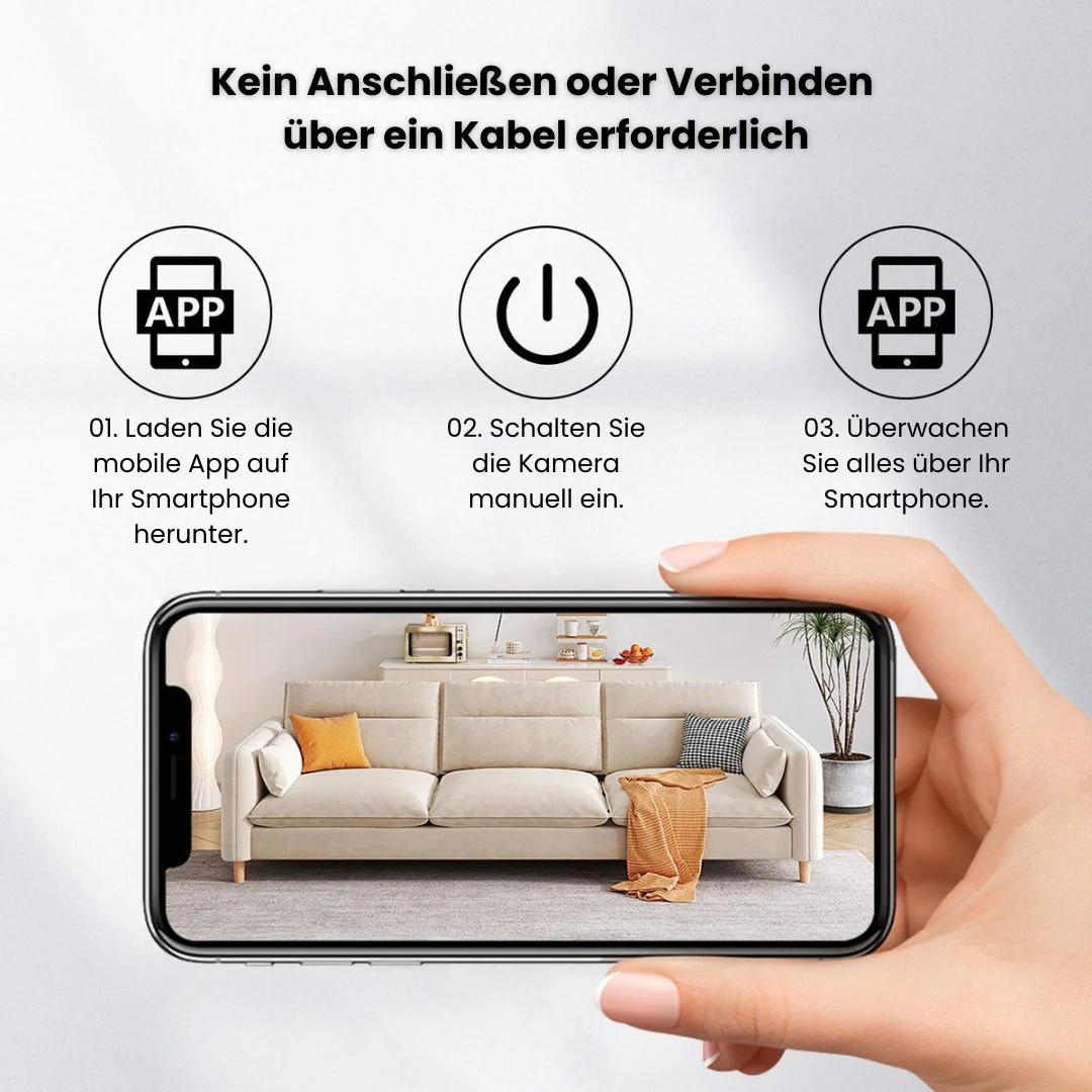 Indoor Security Camera | Motion Sensor & Night Vision | HomeEye - Image 3
