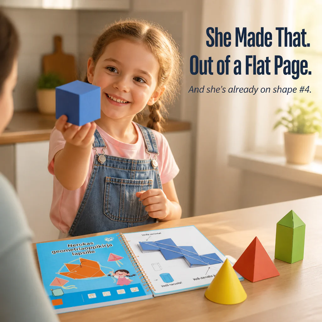 InfinityShapes™ — Pull a String, Watch Flat Pages Build 3D Shapes - Image 8