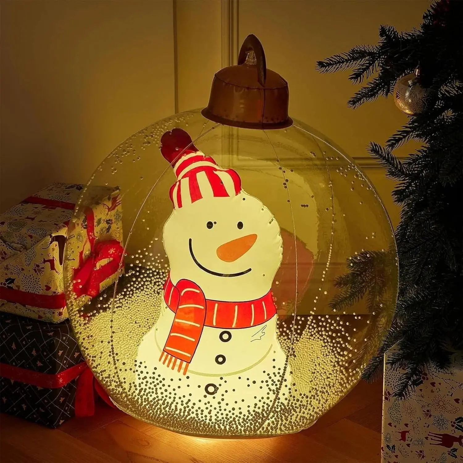 Inflatable Holiday Ball with Light — Operated via Remote Control - Image 11