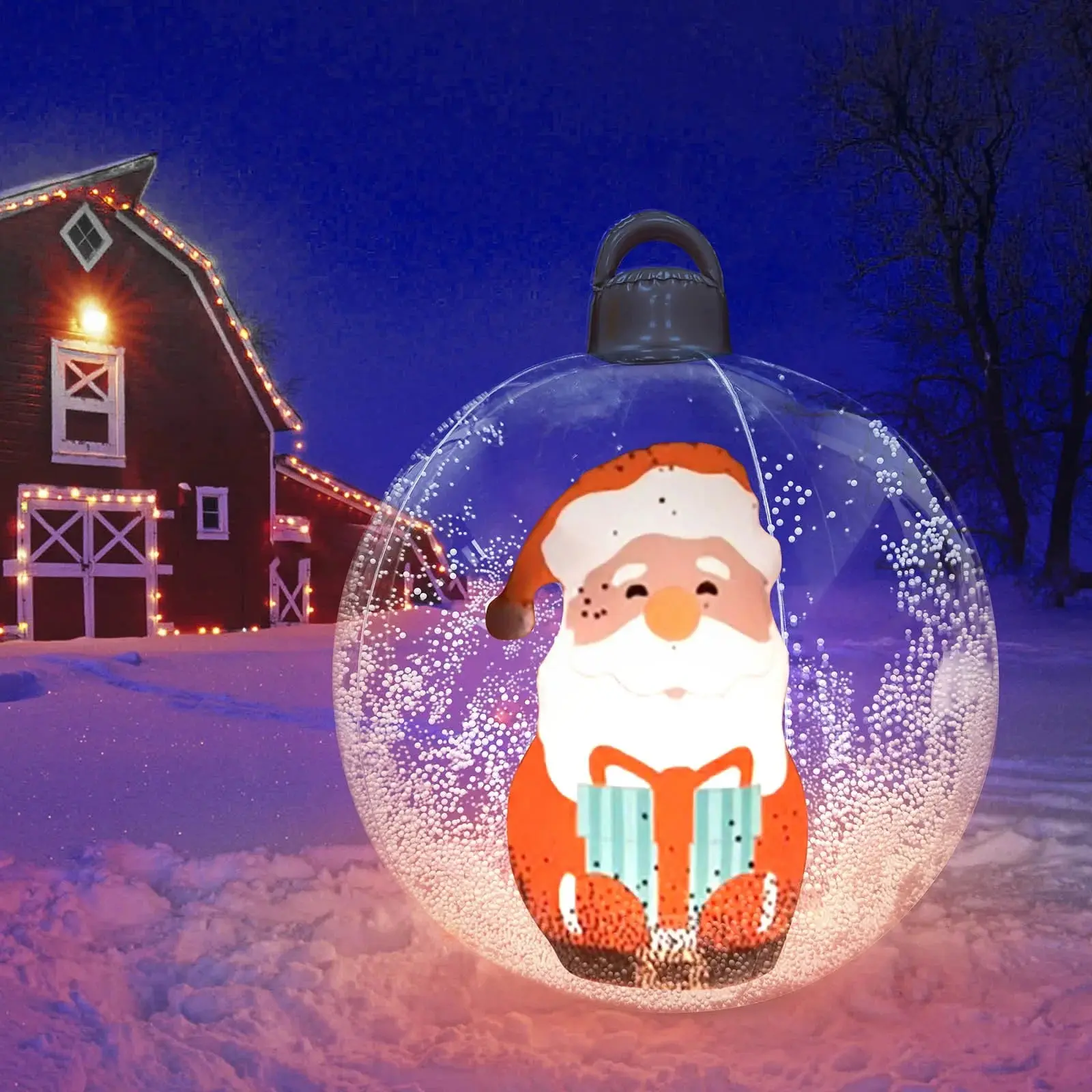 Inflatable Holiday Ball with Light — Operated via Remote Control - Image 13