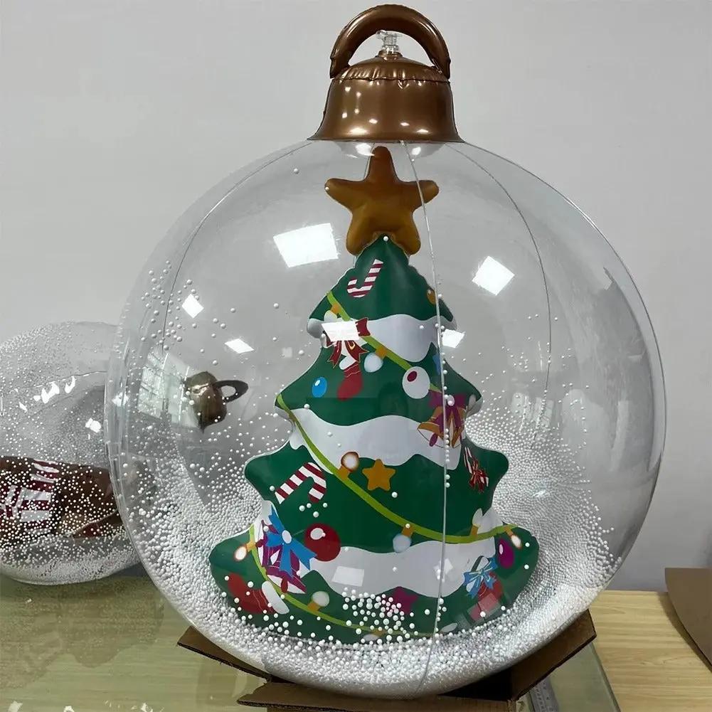 Inflatable Holiday Ball with Light — Operated via Remote Control - Image 6